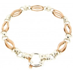 925 Sterling Silver with 375/9ct Gold Bracelets